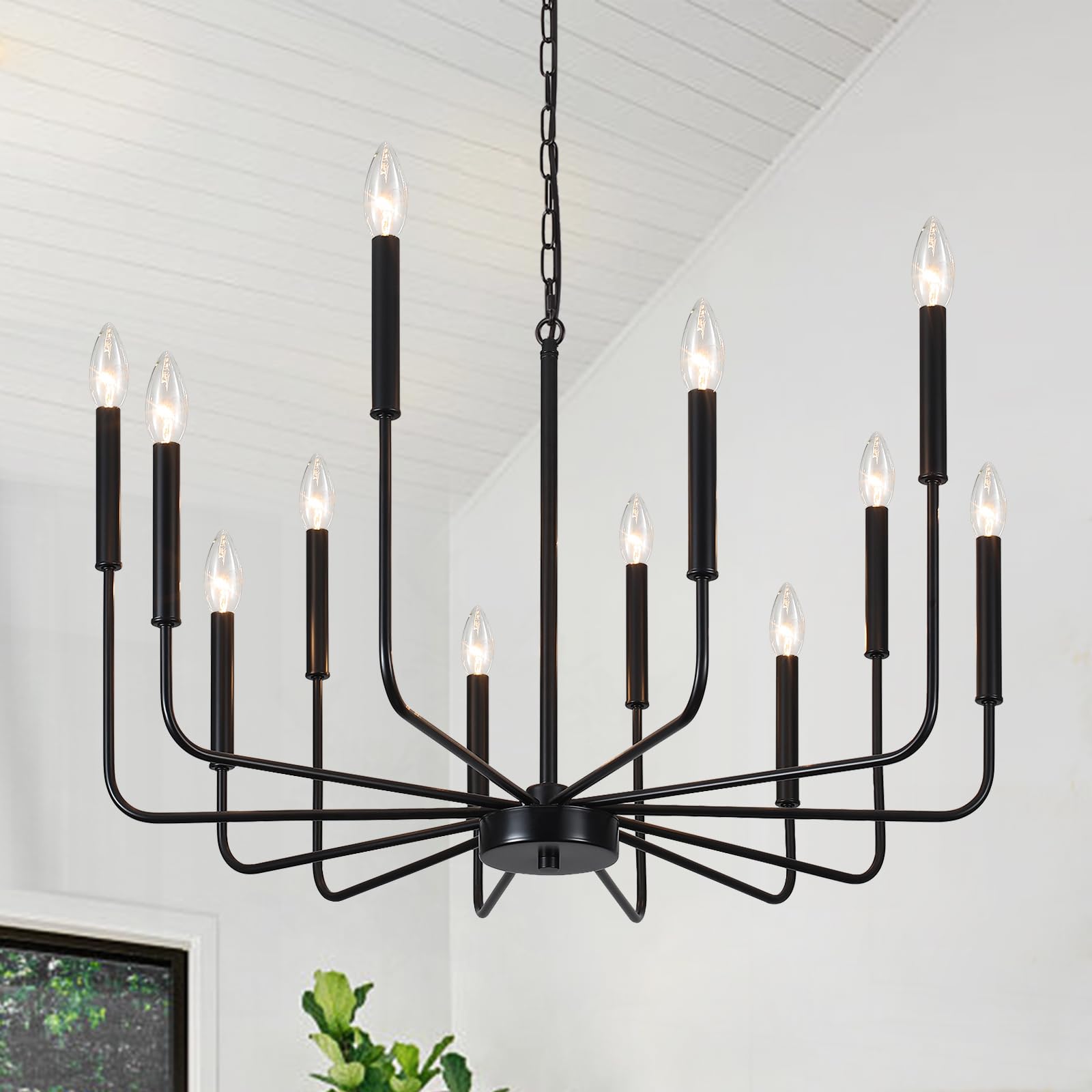 Kitchen Island Lighting 3 Lights Linear Pendant Light Fixtures With Milk Glass Shades Black Farmhouse Chandeliers for Dining Room Chandelier Over Table Mid Century Modern Hanging Light Fixture for Bar