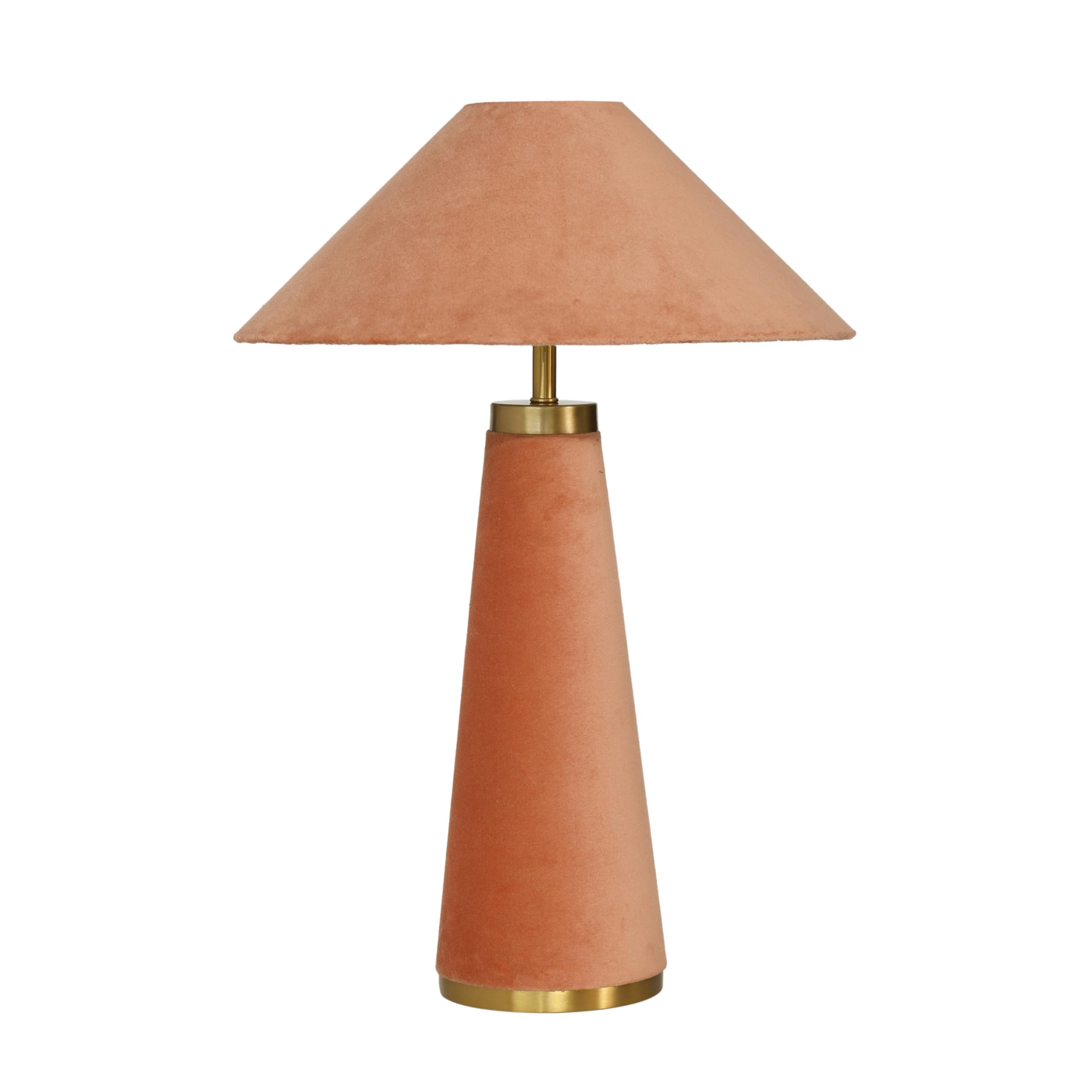Tov Furniture Graham Chocolate Brown Velvet Table Lamp