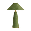 Tov Furniture Graham Chocolate Brown Velvet Table Lamp