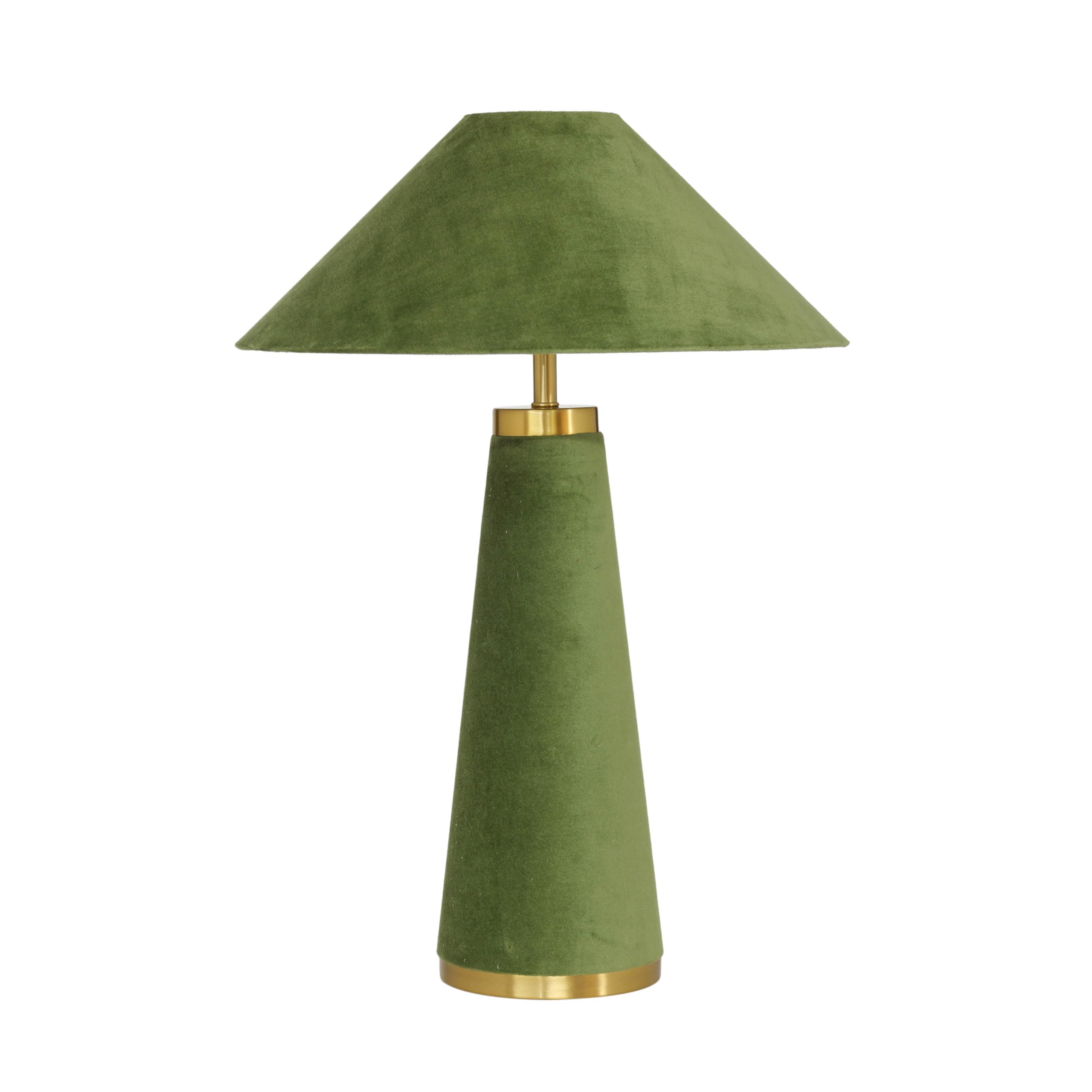 Tov Furniture Graham Chocolate Brown Velvet Table Lamp