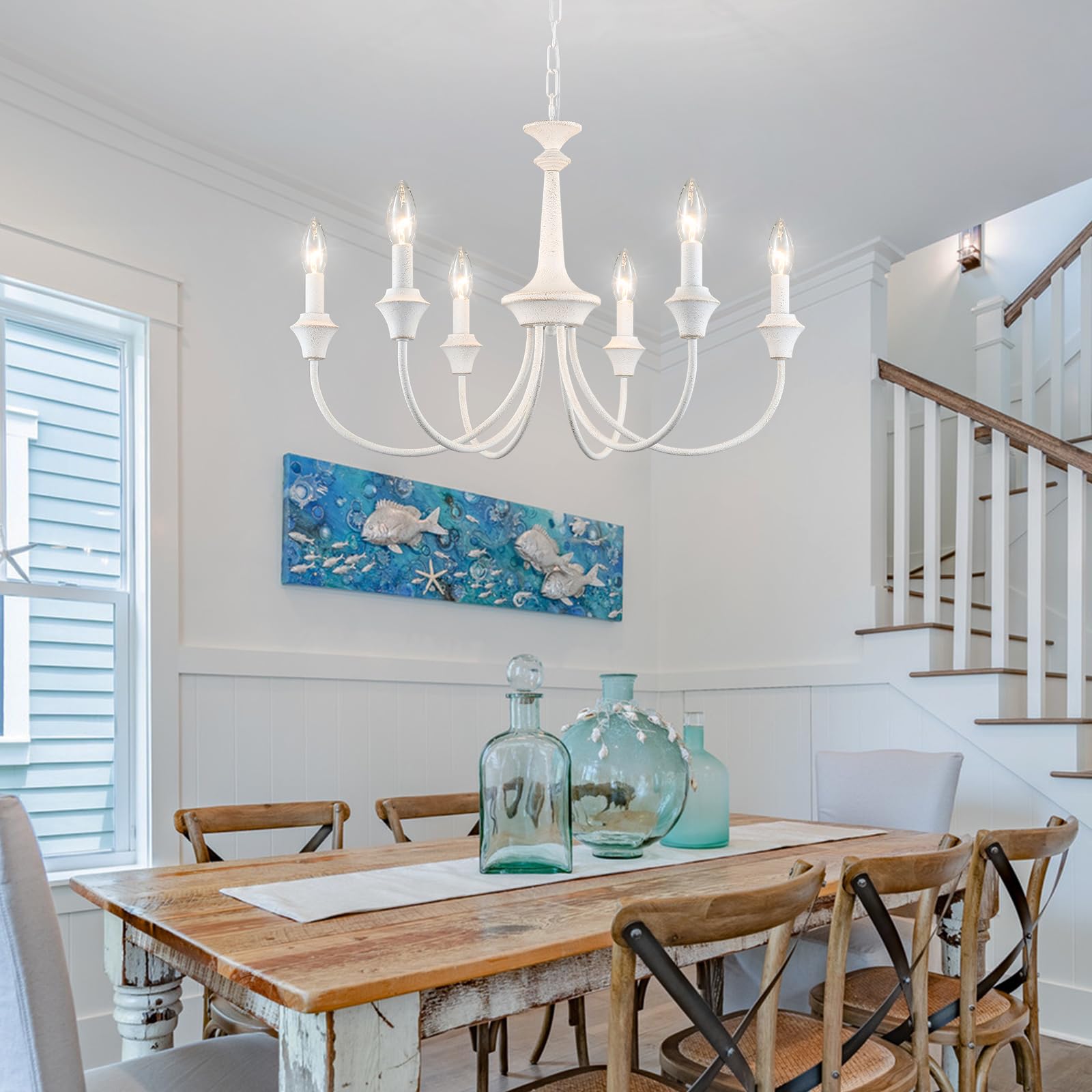 Kitchen Island Lighting 3 Lights Linear Pendant Light Fixtures With Milk Glass Shades Black Farmhouse Chandeliers for Dining Room Chandelier Over Table Mid Century Modern Hanging Light Fixture for Bar